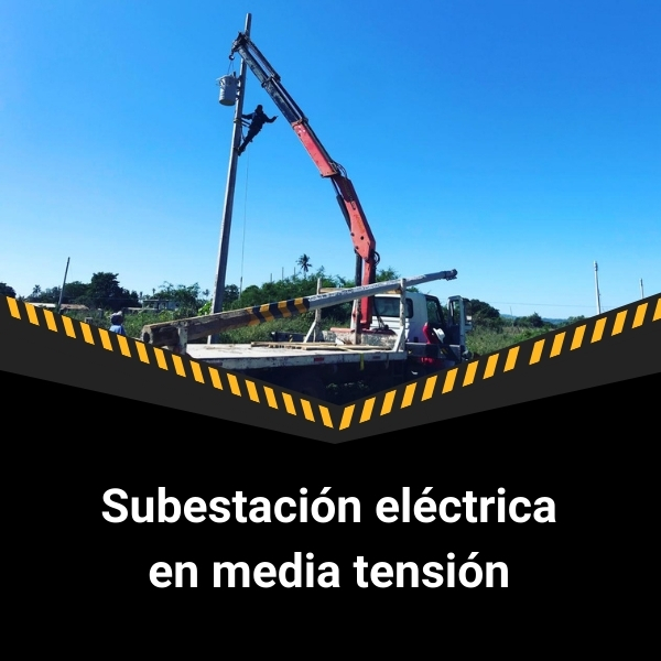 Subestación eléctrica en media tensión